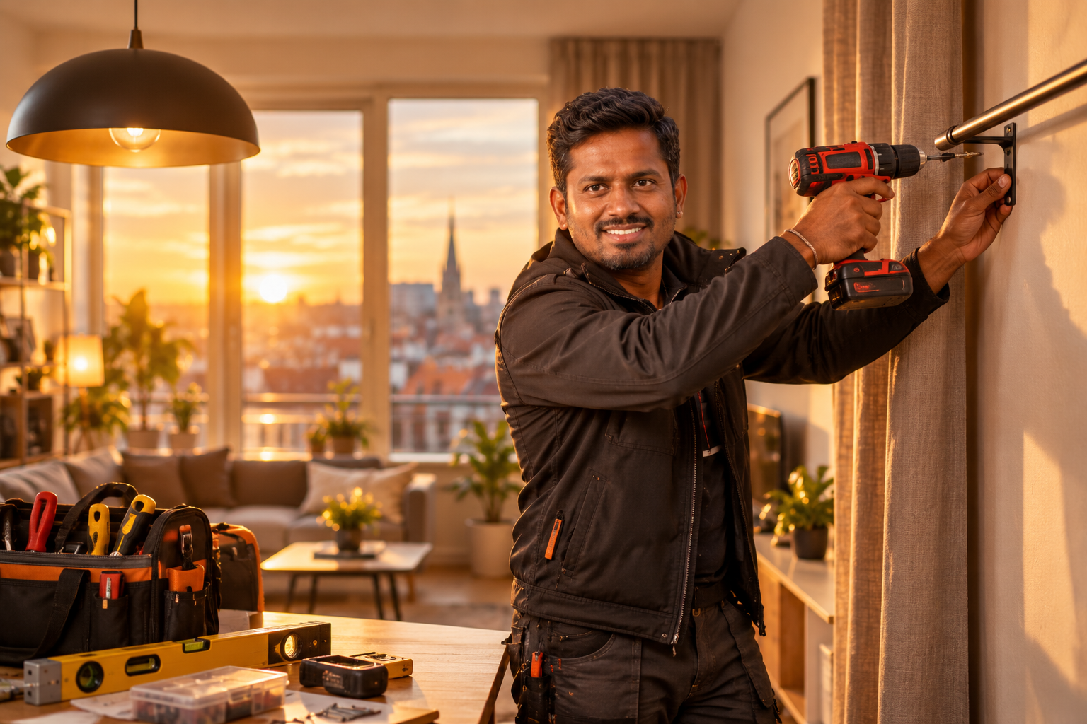 Drilling & Light Setup